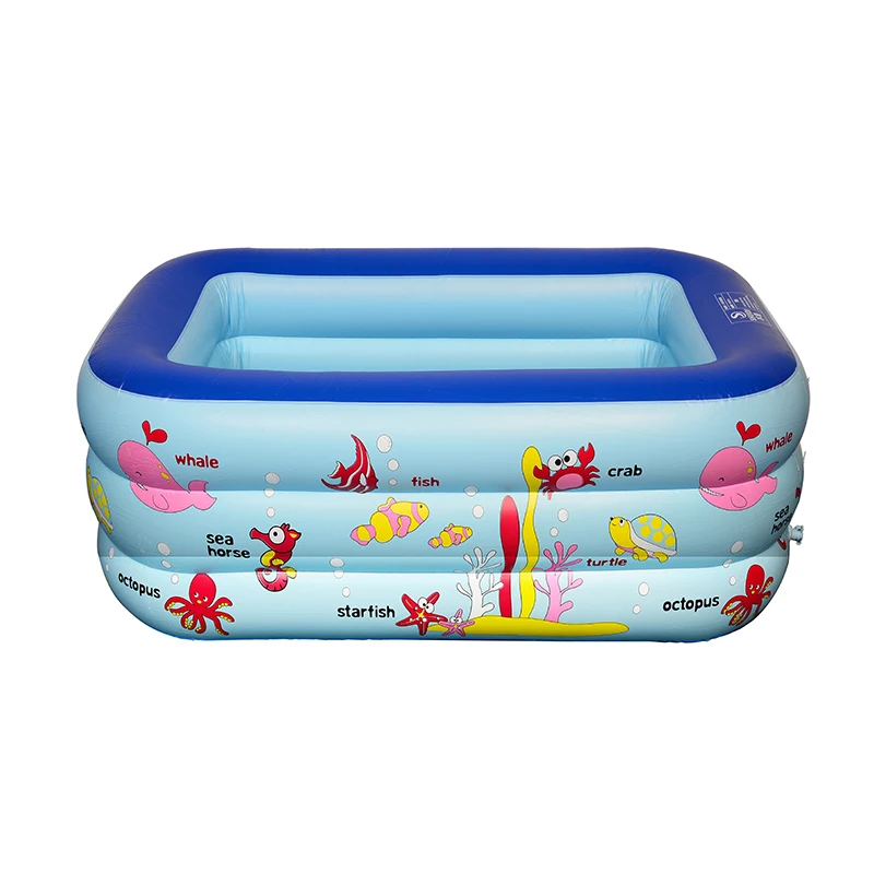 

Baobiao 180cm Custom Picina Alberca Professional 4 Person Kids PVC Outdoor Family Above Ground Adult Swimming Inflatable Pool