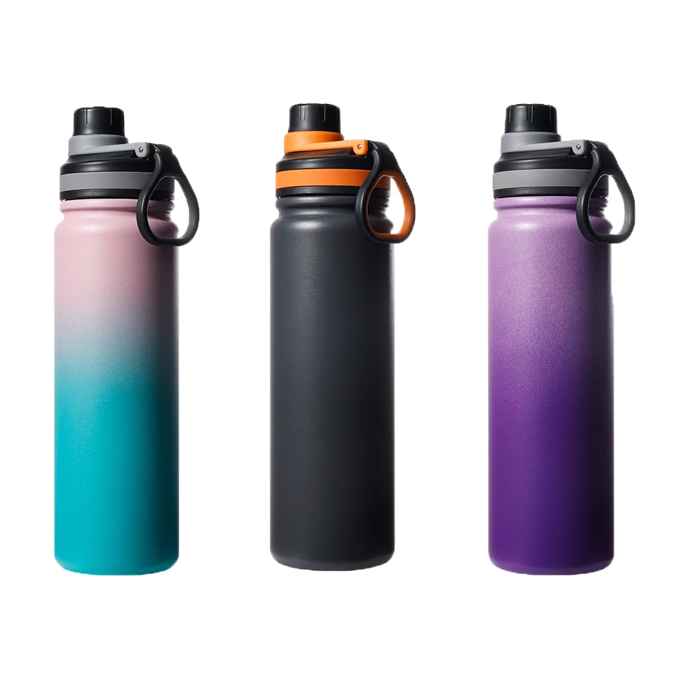 

32 Oz Vacuum Insulated Double Walled Leak Proof Sports Water Bottle With Straw For Gym Travel Camping, Customized color