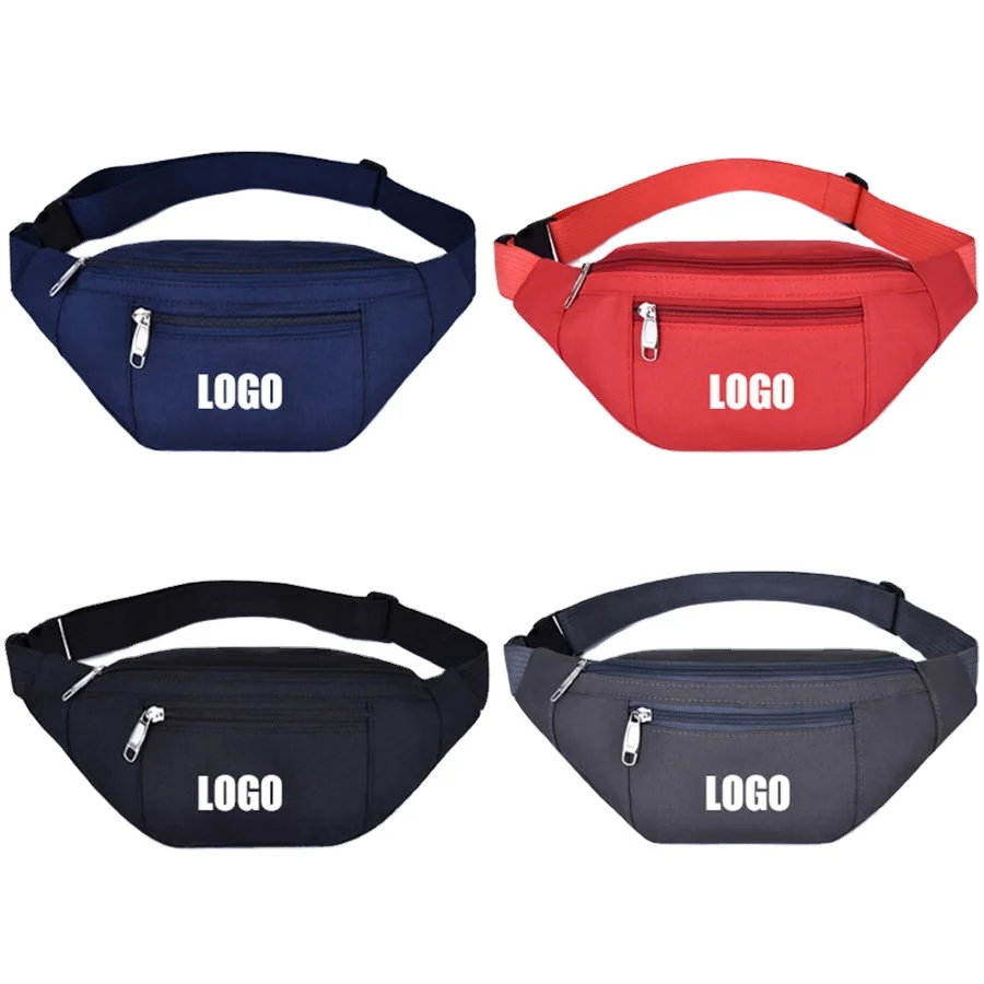 

Factory OEM Adjustable Strap Money Phone Belt Bum Bag Casual Travel Fanny Pack Waist Bag Custom Logo Fashion for Men Women