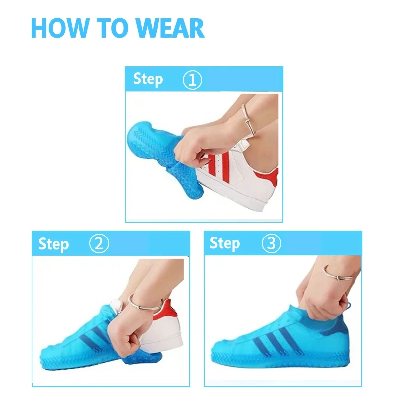 Manufacturer Wholesale New Design Soft pvc waterproof quen shoe cover rain cover for shoes.jpg