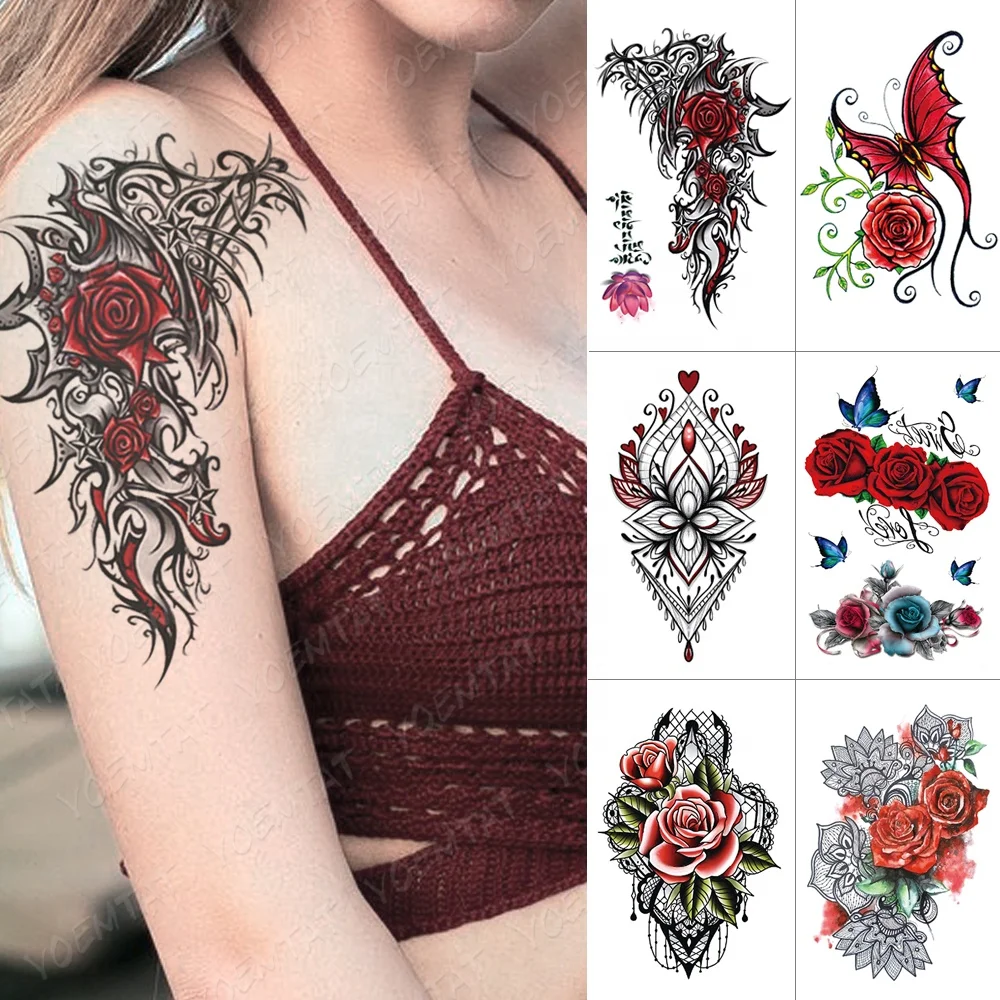 

2021 Newest Non-Toxic Tatoo Customized Water Transfer Temporary Tattoo Sticker, Cmyk