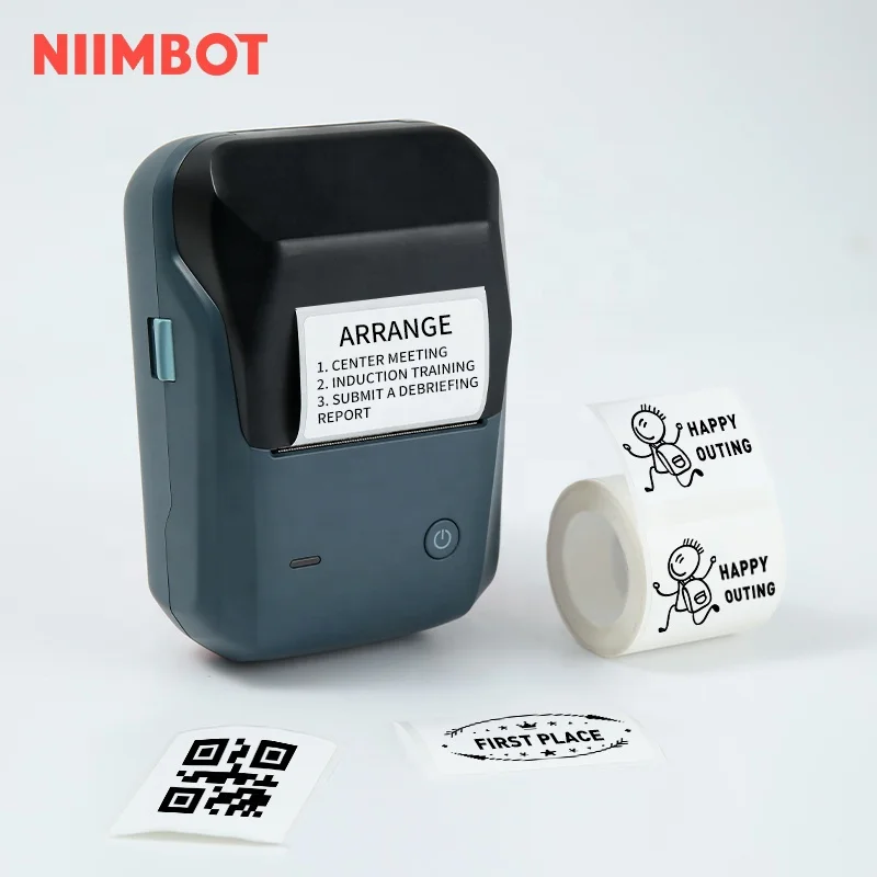 

NIIMBOT 2023 Newest model B1 portable label printer mini 2 inch store adhesive sticker marker wireless quality thermal printer