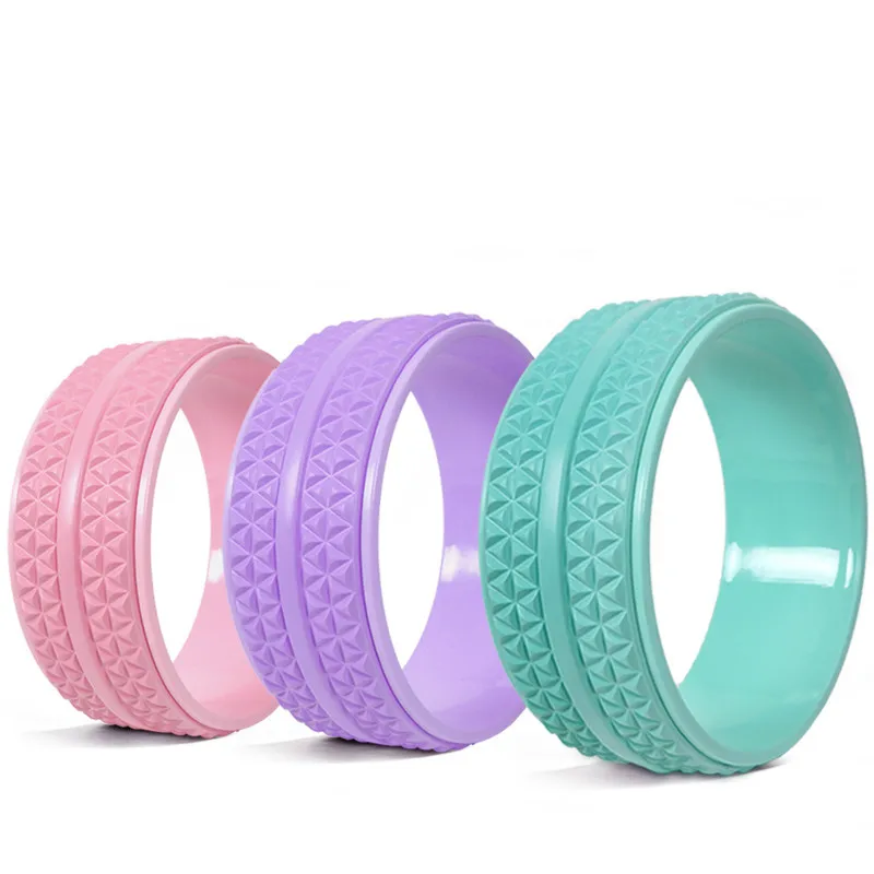 

Custom Logo  Eco Friendly Eva+Pp Gym Yoga Pilates Wheel Exercise Wheel For Home Fitness