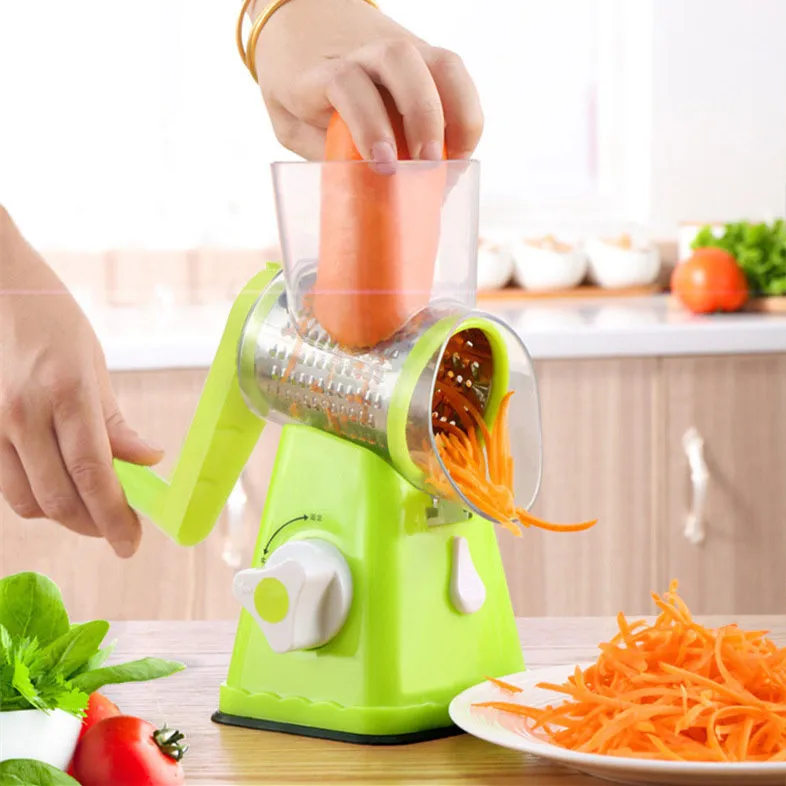 China Factory Manual Aluminum Alloy Vegetable Grater Chopper Cutter