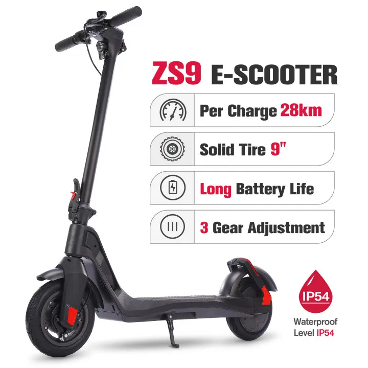 

ZITEC ZS9 More Humanistic Safer And Smoother Electric Scooter 9inch Big Tires General Range And Big Battery Capacity 36v/7.5Ah.