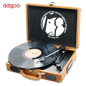 Mini Portable Retro USB Vinyl Record Turntable Player Phonograph