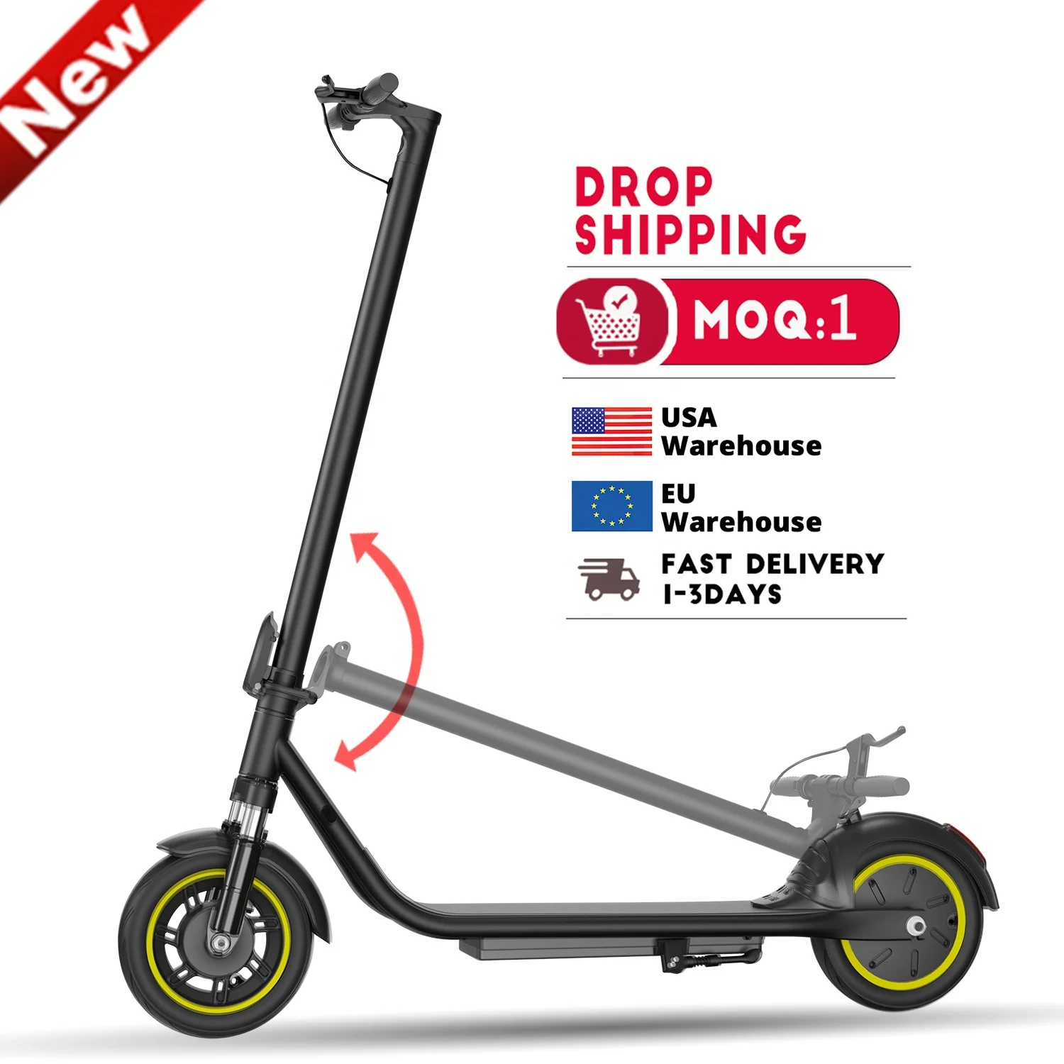 

Latest E10 Pro Ride 45km Front Fork Adult Electric Scooter for Sale