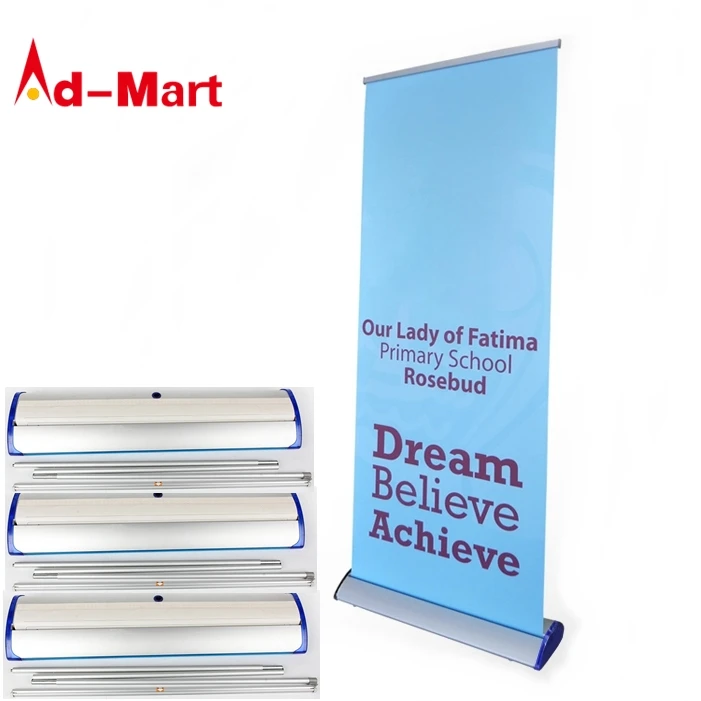 Portable Advertising Roll Up Banner Stand For Advertising Banner Roll