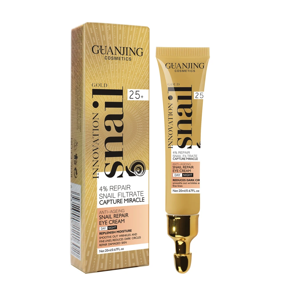 

OEM anti-aging nourishing gold snail repair anti aging eye cream smoothing nourishing Direct Manufacturer