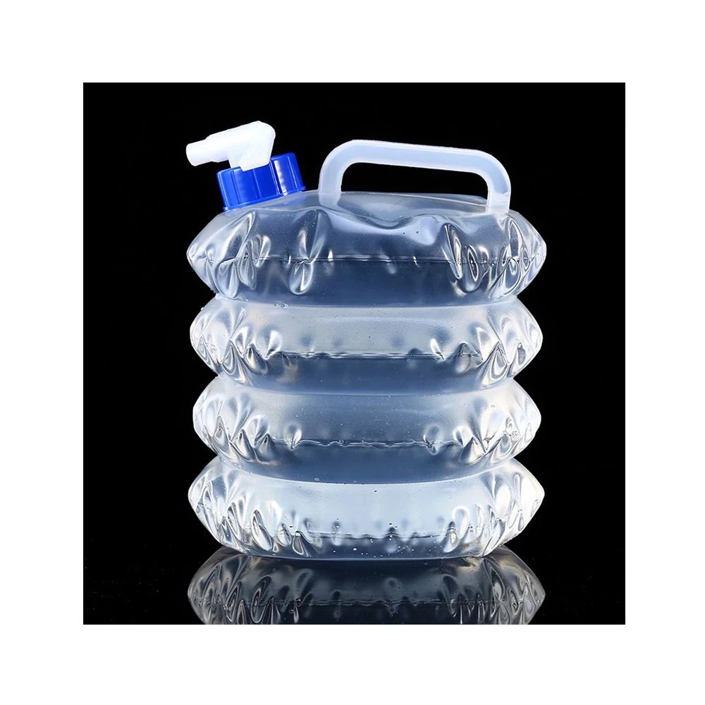

Dropshipping Foldable Water Bags Outdoor folding bucket Car kettle Vehicle-mounted water storage tank Water bag with faucet