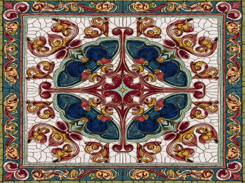 Mosaic tile letterbox transformation example