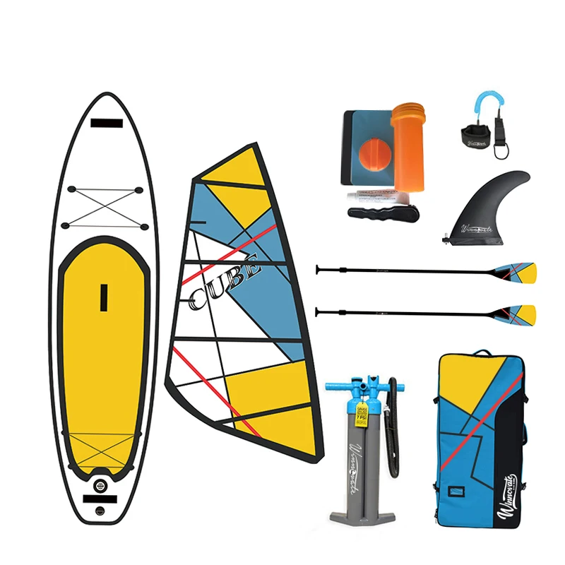 

WINNOVATE385 Drop Shipping standup paddleboard double chamber paddle board sup windsurf