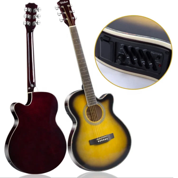 

Wholesale Price 40 inch semi acoustic electric guitar ready to ship