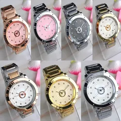 Hot Sell Stainless Steel Lovers Couples Quartz Wat