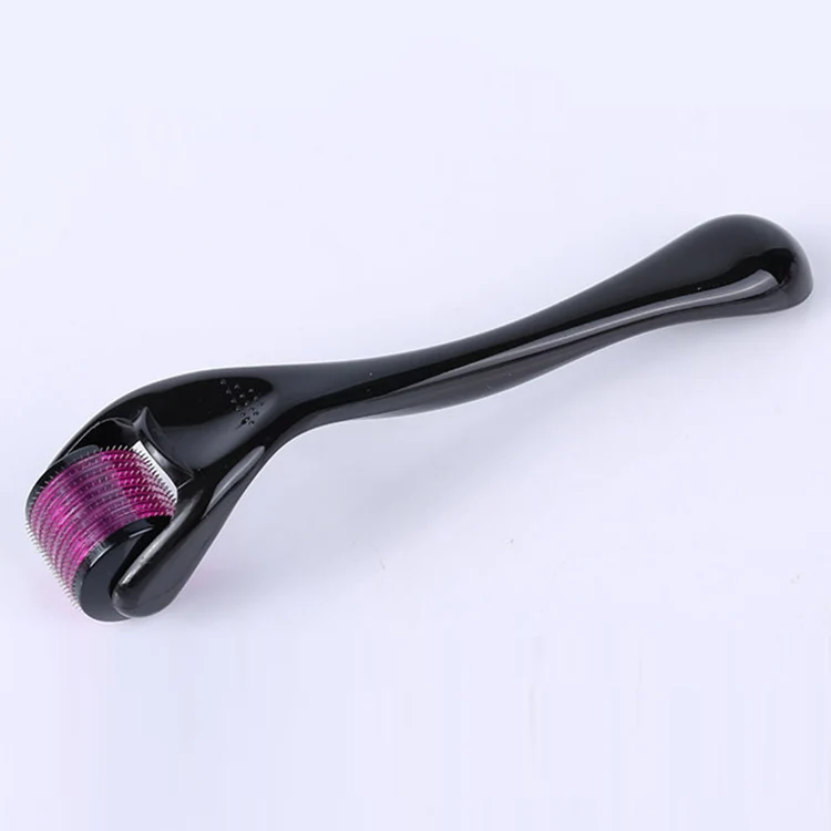 

Skin Beauty Care Tool Medical Grade Stainless Steel Microneedle Dermaroller 540 Needles Derma Roller, Purple