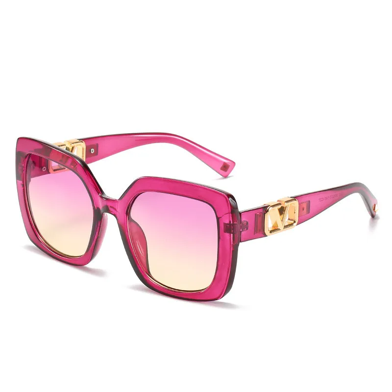 

Wholesale Gradient Big Square Shades Women Fashionable Womens Sunglasses