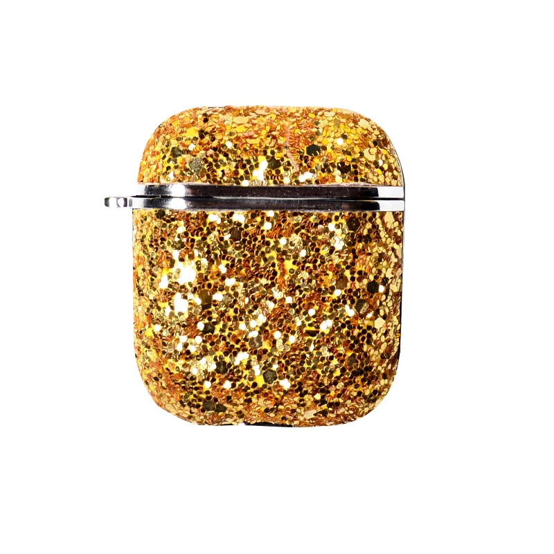 

Manufacturer Wholesale Diamond Glitter AirPod Case PU Cover for AirPods 2 Diamond Bling BlingProtector