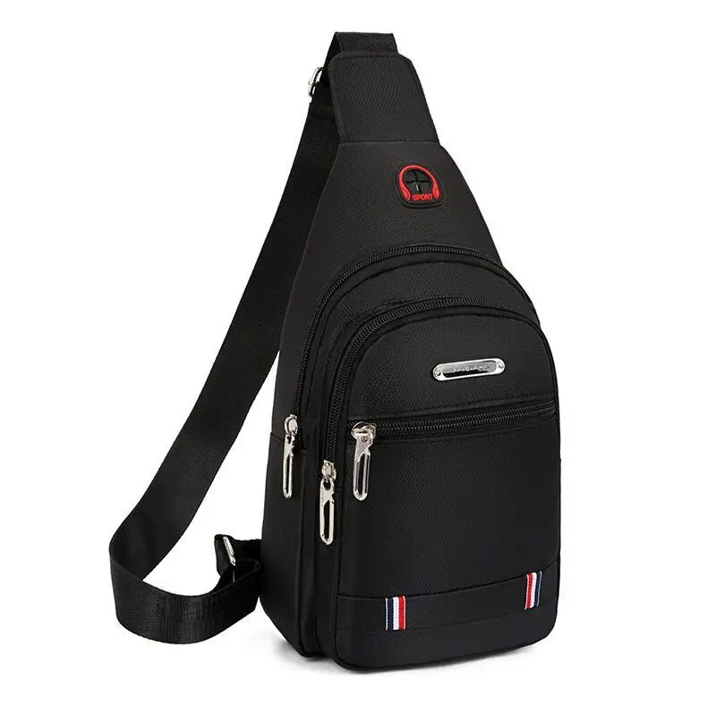 

Wear-resistant Waterproof Messenger Bag Mens Crossbody Chest Sling Bag, 4 colors