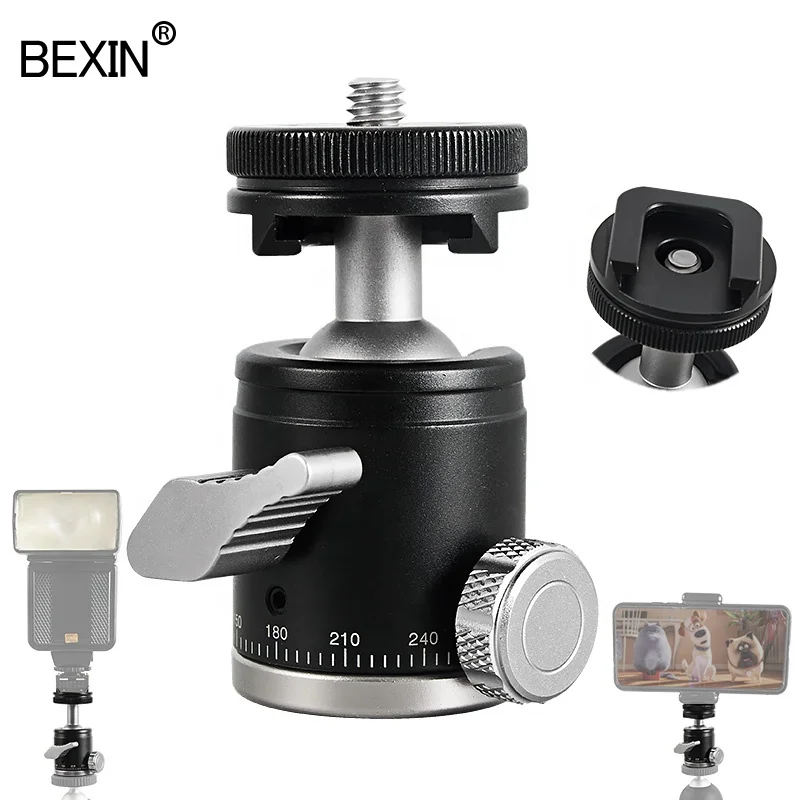 

Professional Camera Accessories 360 degree Rotation Hot Shoe flash stand Mount adapter camera mini Octopus tripod ball head