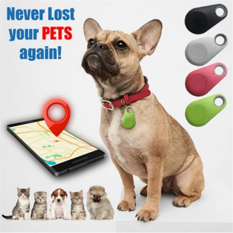 

Pet Smart Mini GPS Tracker Anti-Lost Waterproof Bluetooth Tracer For Pet Dog Cat Keys Wallet Bag Kids Trackers Finder Equipment, 8 colors