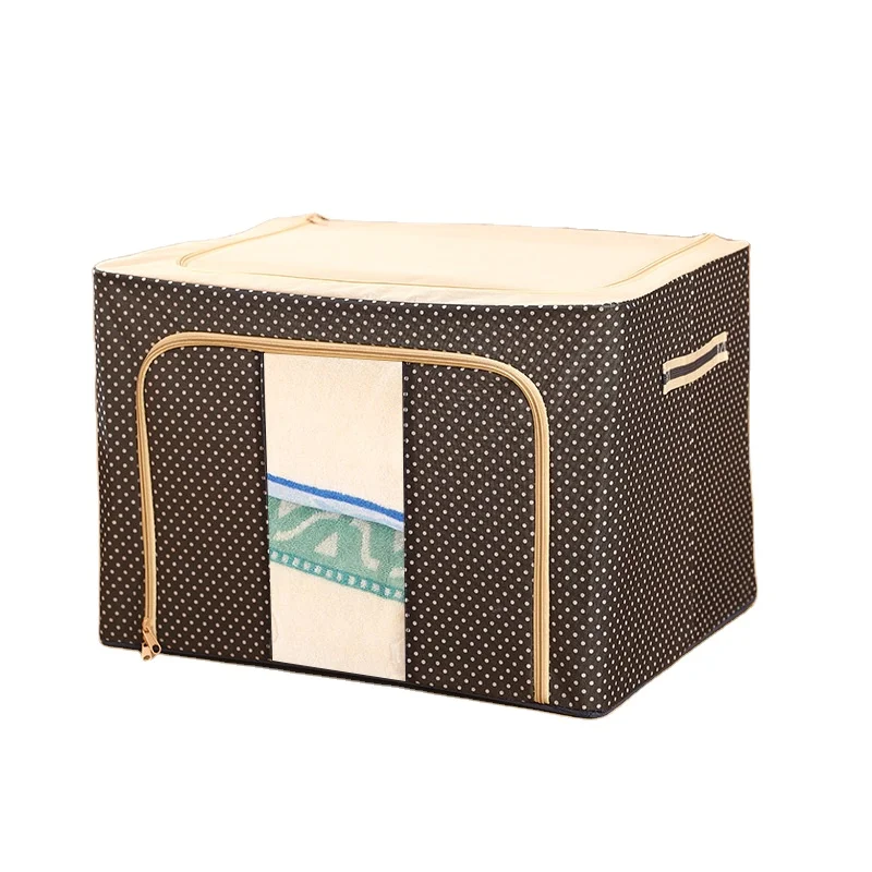 

Hot selling Large capacity storage bag clear window Folding bag clothes blanket, Customized