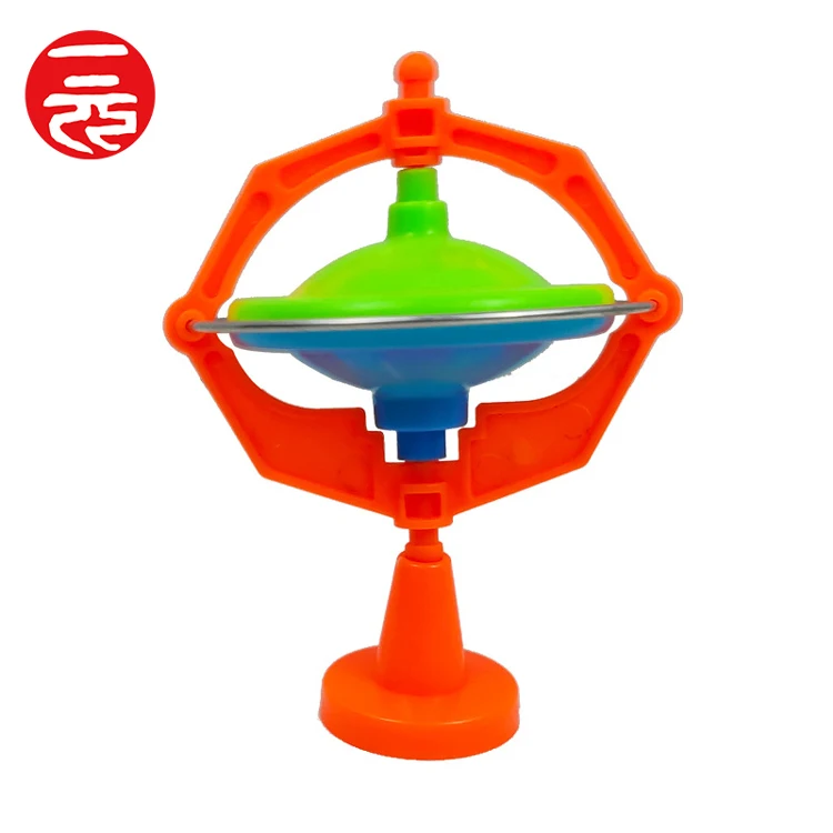 

New kids educational light plastic gyro decompression interactive toy manufacturer, Colorful