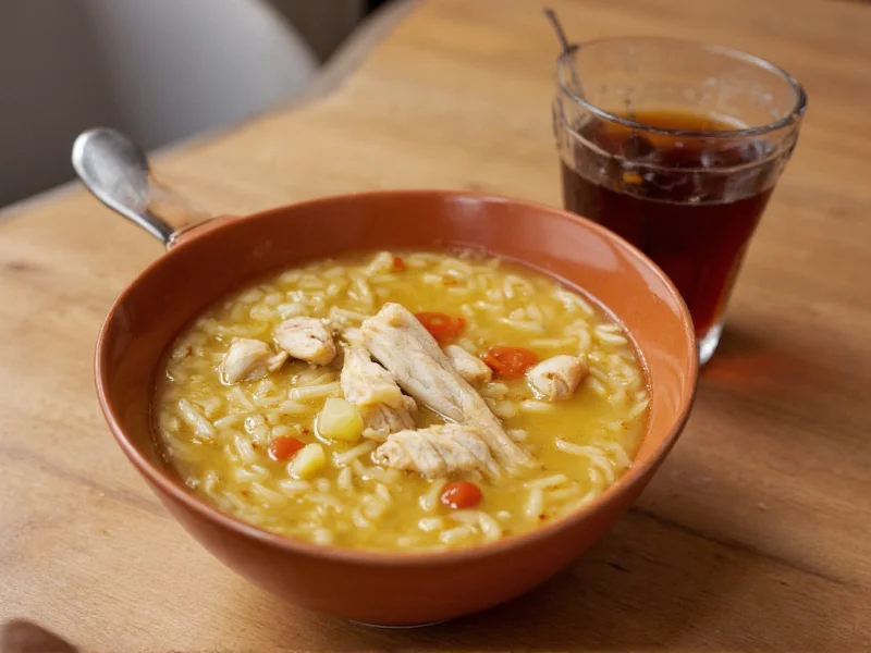 Chicken Noodle Soup and Soda: A Valid Food Pairing?