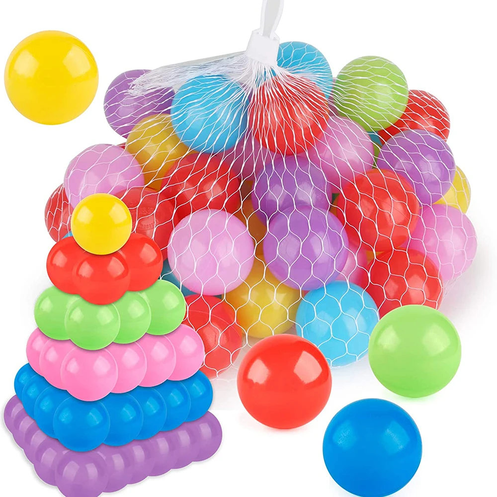 

Professional Factory New Type Crush Proof Indoor Toys Cheap Colorful 1000 Baby Ball 8cm Plastic Pit Balls, Colorful,customizable