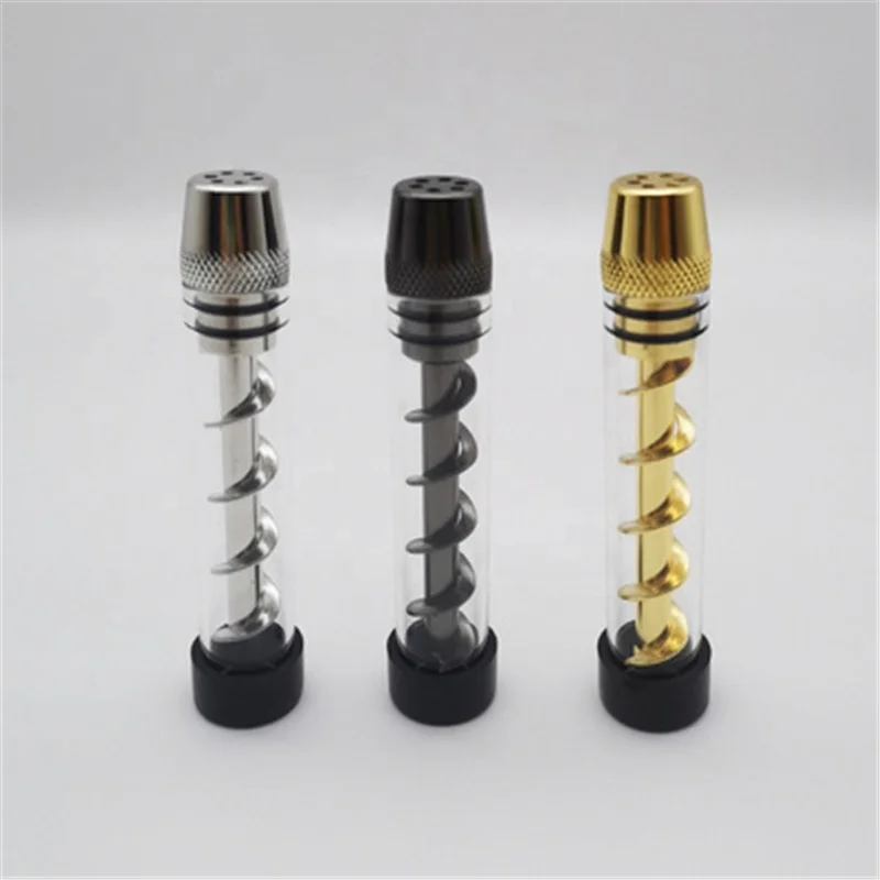 

Mini Twisty Metal Bl-unt Smoke Accessories, Gold/silver/gun-black