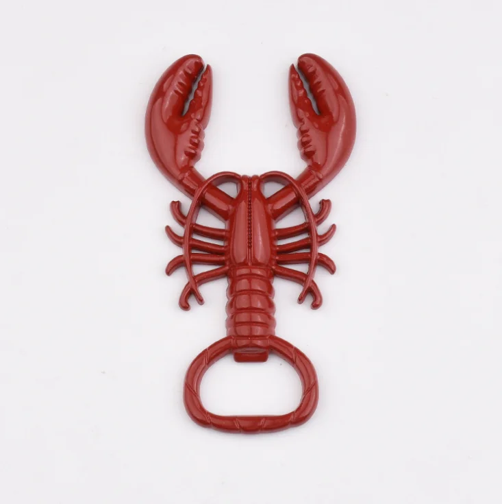 

2019 hot sales creatCreative summer lobster bottle opener metal key chain Oktoberfest gift can be customized LOGO TP-220056