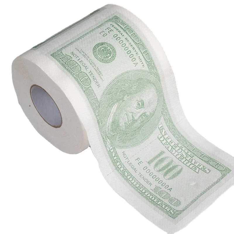 

2 ply custom printed toilet paper China factory recycling cheap stock dollar toilet paper roll, White