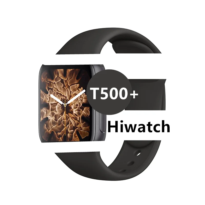 

2021 T500 Plus smartwatch IOS Android BT call Heart Rate reloj inteligente Touch Screen Smart watch Series 6 full touch T500+, Black white sliver gold