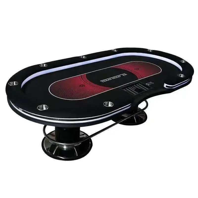

Casino Blackjack Table Luxury Poker Table custom Gambling Baccarat Table for playing card, Custom color