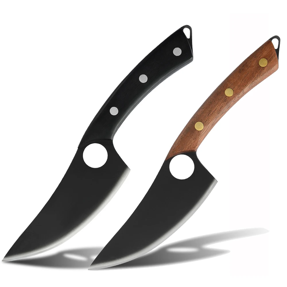 

Wholesale Slaughter Butcher  Wooden Handle xyj Stainless Steel Outdoor Kitchen Boning Knives Serbian Boning Knife