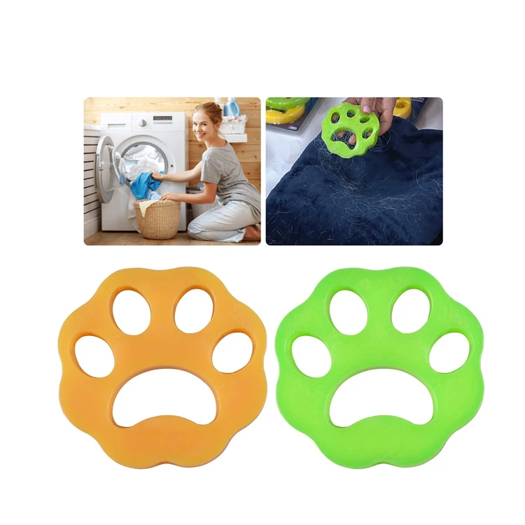 

Pet Hair Remover for Laundry Non-Toxic Reusable with Remove Hair from Dogs and Cats on Clothes in The Washing Machine -2 Pcs