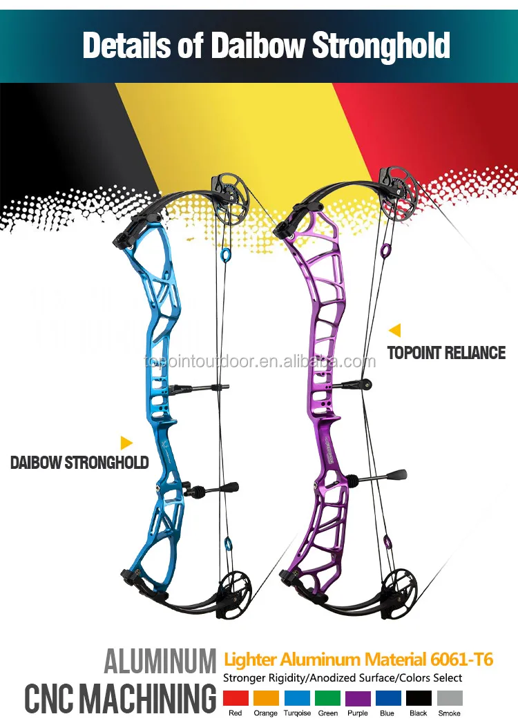 Topoint Archery Target Compound Bow Reliance,Dual Adjustable Cams,Cnc