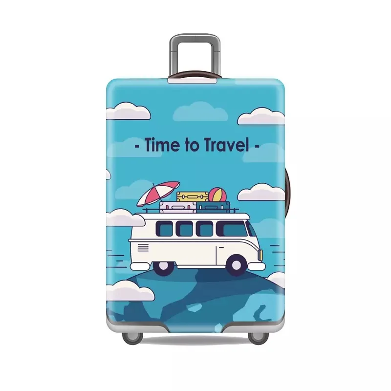 
luggage protective covers Elastic Thick Travel Suitcase Spandex Luggage Cover Thick and Stretchy Luggage Cover 
