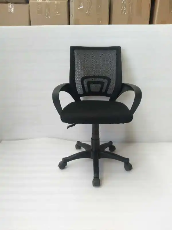 Commercial Furniture Swivel Office Visitor Chair Parts Black Ergonomic Mesh Swivel Office Chair Computer Desk Chair