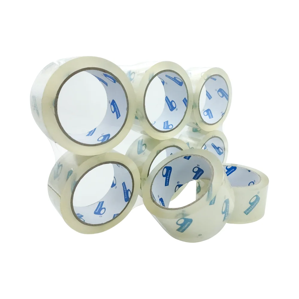 

Custom Bopp Clear Packaging Tape Strong Adhesion Shipping Super Clear Carton Sealing Packing Tape With Logo