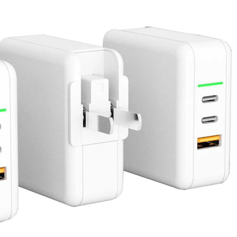 

factory price portable small USB C GaN fast PD charger 65w with custom logo