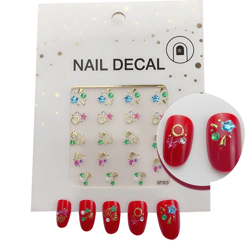 

New Arrival Best Price Enjoyable Waterproof Gold Nail Decal Manufacturer From China, Customers' requirements