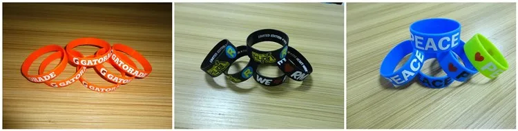 wrist bands silicone rubber wristband