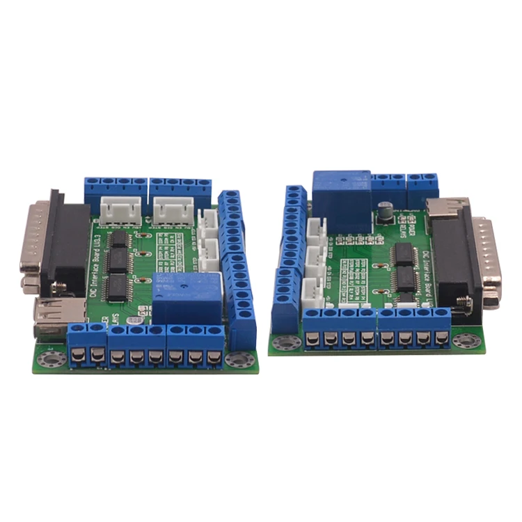 
OX CNC mach35 axis CNC breakout board interface for stepper motor driver controller with one usb Cable axles 1set 