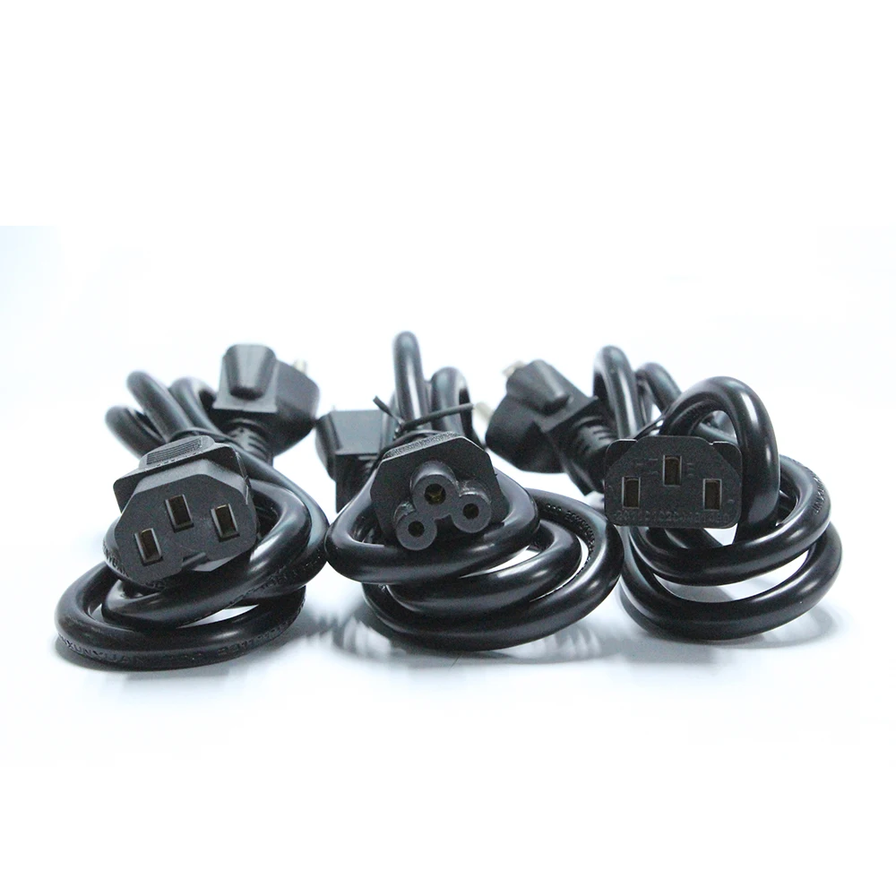 Us Ac Power Cord Three Prongs 3 Prong Nema 515p To Iec320 C15 18 Awg