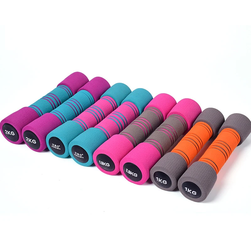 

Wholesale Home Fitness Yoga Rubber gym dumbell set