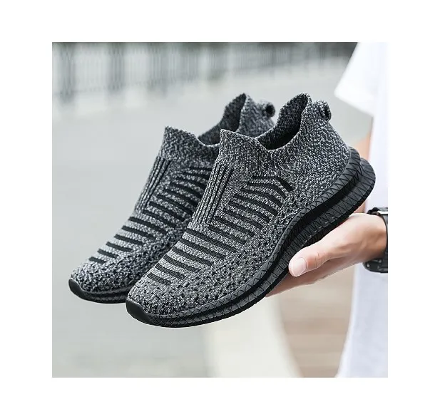 

Men's shoes socks mouth spring/summer cross-border trend breathable running shoes light mesh surface summer sports shoes size 49