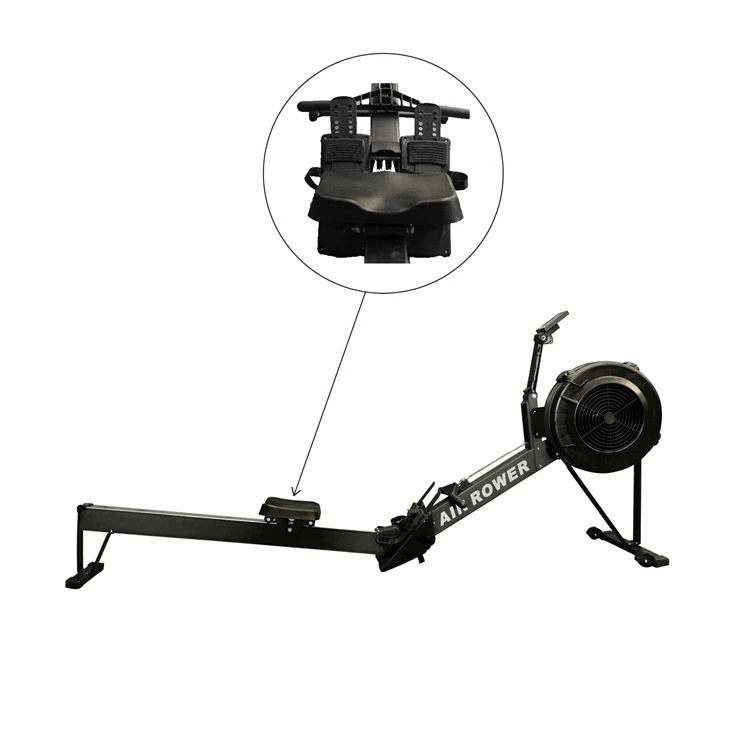 

Delivery from France warehouse Top Design Low Noise Rower for Gym Use Fitness Rower Air Rower Black Bodybuilding