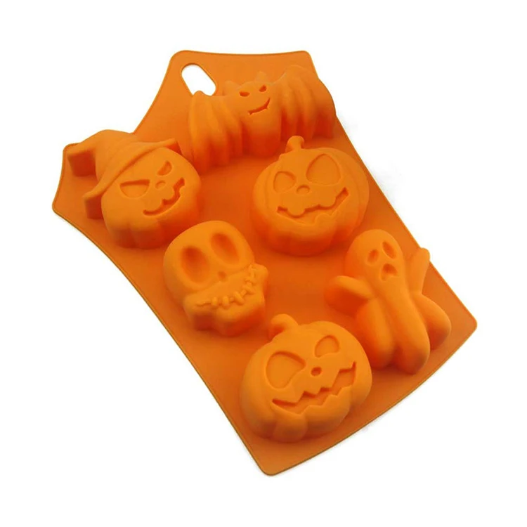 

Halloween Cookies Mold Silicone Candy Baking Mold Holiday Reusable