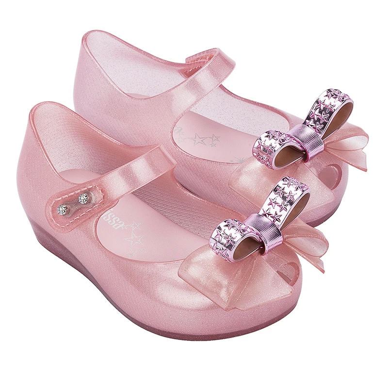 

2021 Children Girl Sandal Kids Jelly Shoes Casual Soft Outdoor Summer Star Mini Melissa Jelly Shoes PVC Jelly Sandal