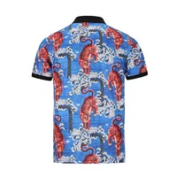 

Factory direct sale 100% cotton custom printed hawaiian men casual shirts Reactive print shirt, free design beach shirt